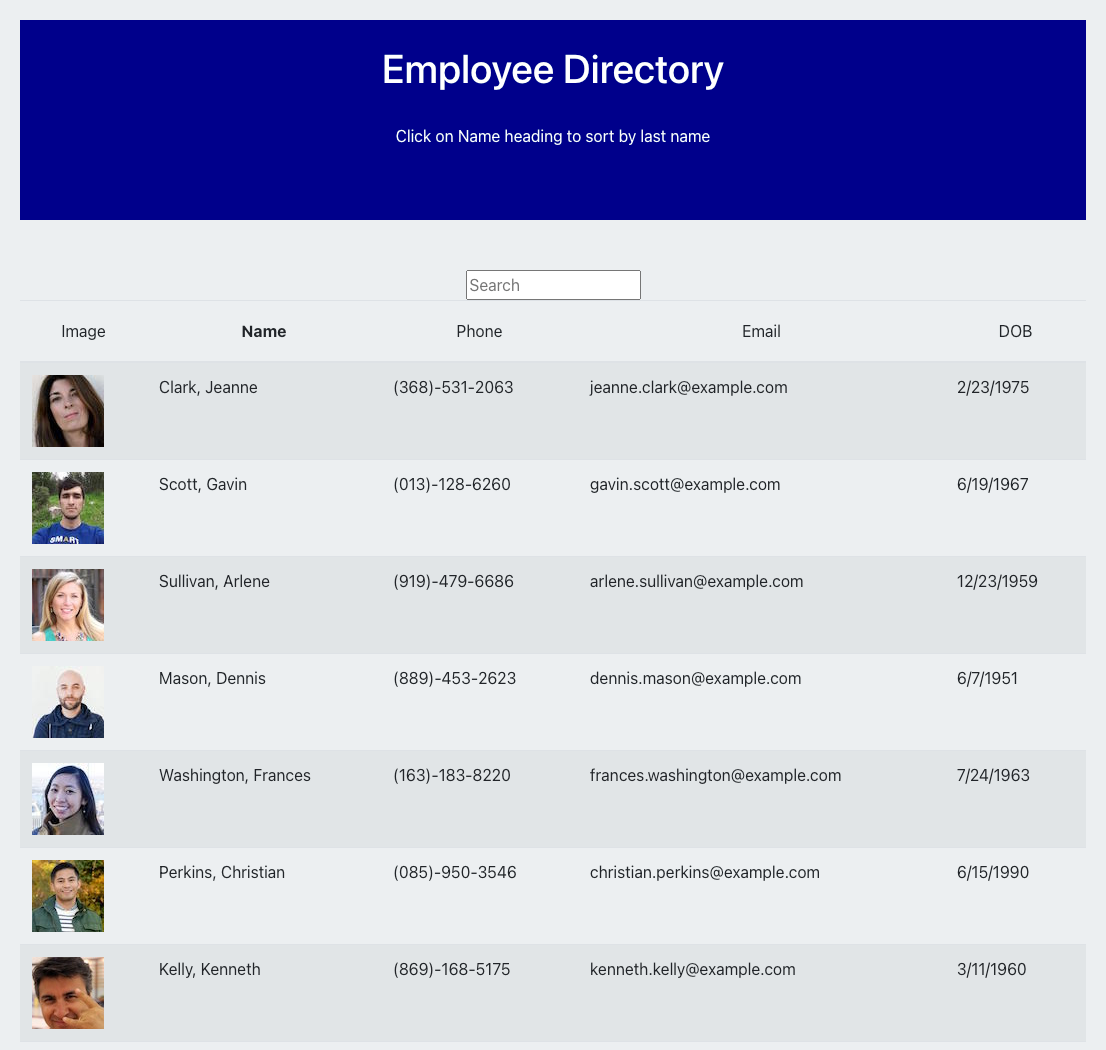 Employee Directory